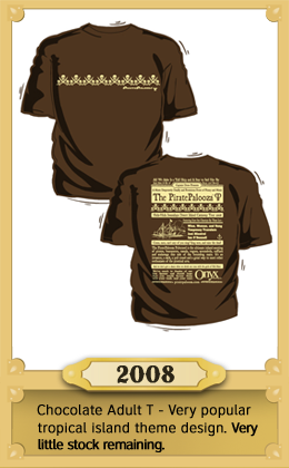 2008 Adult PiratePalooza Shirt