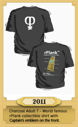 2011 Adult PiratePalooza Charcoal Shirt